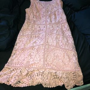 New Look Lace Crochet Trim Dress